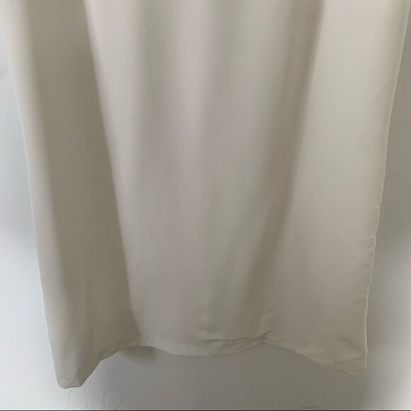 Lulu’s “Shift & Shout” Ivory Short Sleeve Shift Dress - Picture 6 of 8